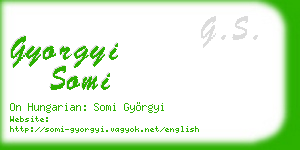 gyorgyi somi business card