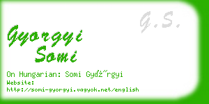 gyorgyi somi business card